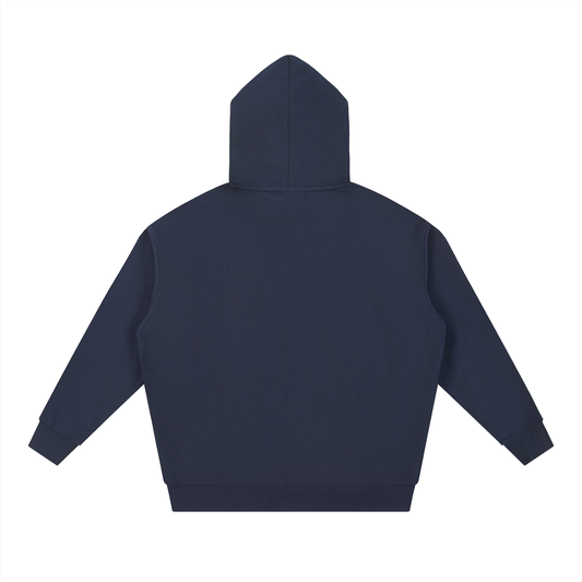 Heavyweight Hoodie - Navy/Baby Blue