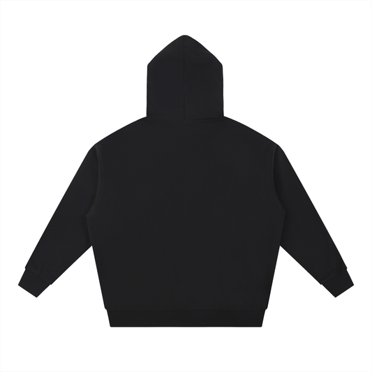 Heavyweight Hoodie - Black/White