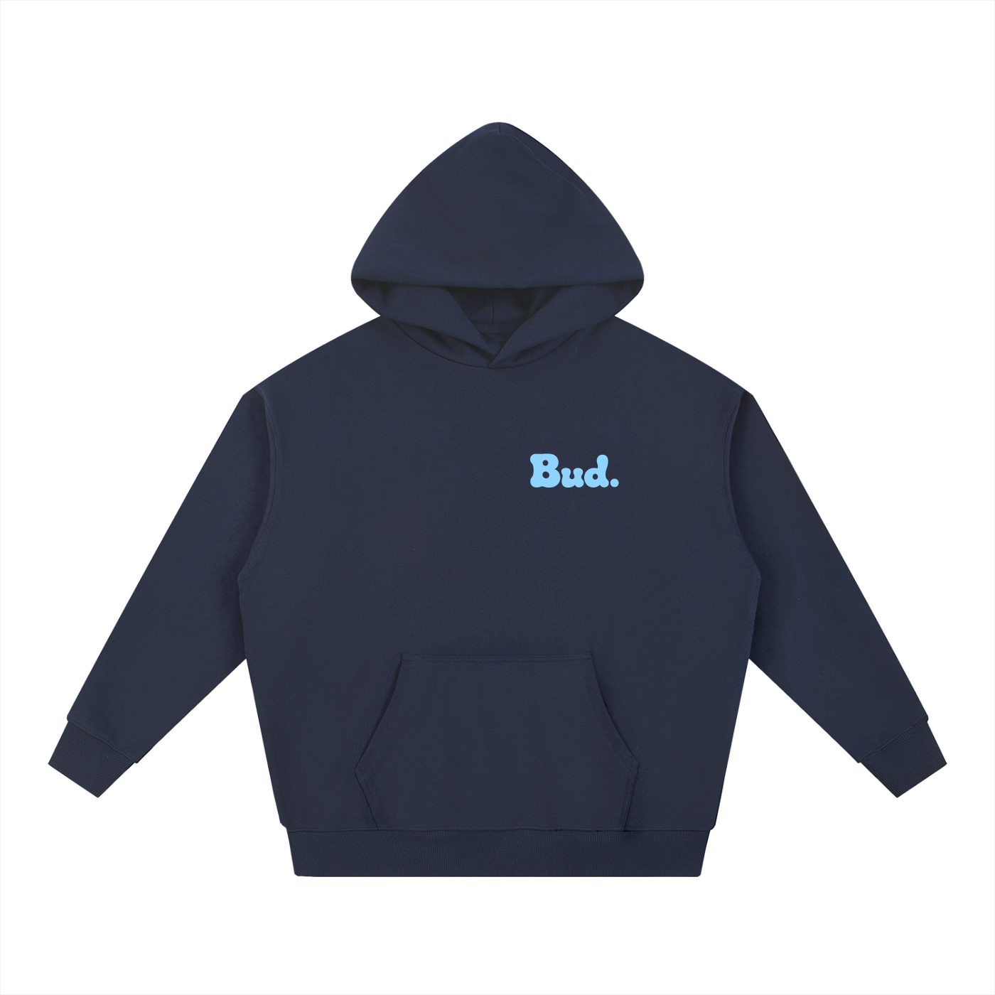 Heavyweight Hoodie - Navy/Baby Blue