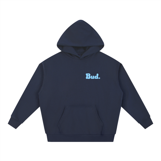 Heavyweight Hoodie - Navy/Baby Blue