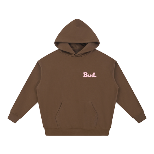 Heavyweight Hoodie - Coffee/Pink